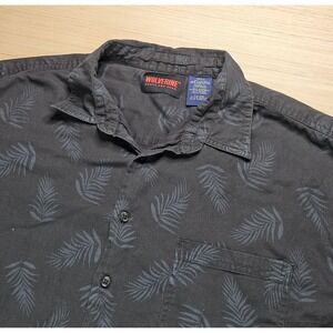 Wolverine Boots‎ and Gear Mens XL Button Up Shirt Casual Leaf Fern Print